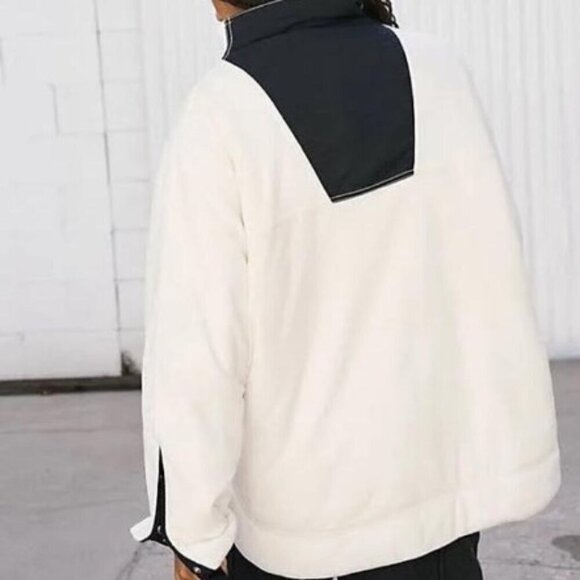 Free People Movement Climber Fleece Oversized Plush Winter Jacket Size Small - Picture 3 of 3